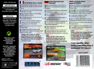 World Driver Championship (Europe) (En,Fr,De,Es,It) box cover back